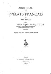 Armorial des prélats français du XIXe siècle by Saint Saud, Aymar d'Arlot comte de
