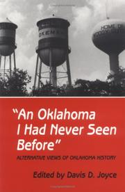 Cover of: Oklahoma I Had Never Seen Before by Davis D. Joyce