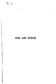 Cover of: Our air force: the keystone of national defense