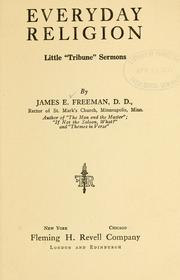 Cover of: Everyday religion: little "Tribune" sermons