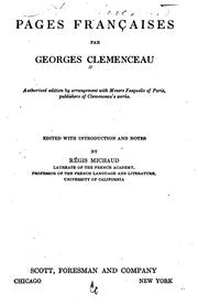 Cover of: Pages françaises
