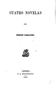 Cover of: Cuatro novelas