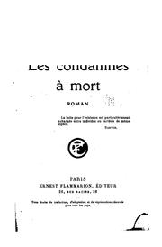 Cover of: Les condamnés à mort by Claude Farrère