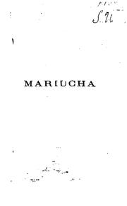 Cover of: Mariucha: comedia en cinco actos