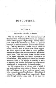 Cover of: The ministry for the poor.: A discourse delivered before the Benevolent fraternity of churches in Boston, on their anniversary, April 9, 1835.