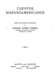 Cover of: Cuentos hispanoamericanos by Charles Alfred Turrell
