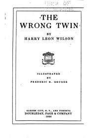 Cover of: The wrong twin