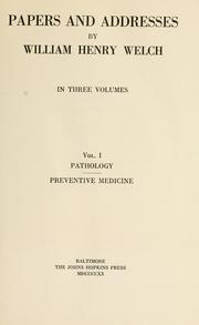 Cover of: Papers and addresses