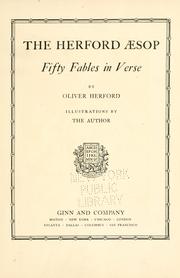 Cover of: The Herford Æsop by Oliver Herford
