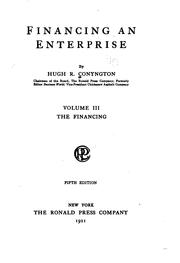 Cover of: Financing an enterprise by Hugh Ronald Conyngton