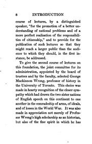 Cover of: The United States and Canada by George McKinnon Wrong, George McKinnon Wrong