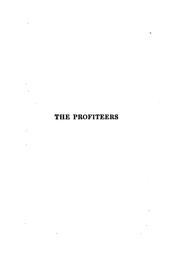 Cover of: The profiteers by Edward Phillips Oppenheim