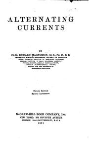 Cover of: Alternating currents