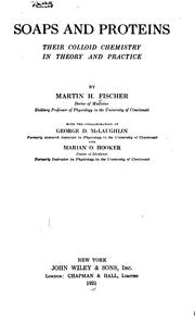 Cover of: Soaps and proteins by Fischer, Martin