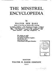 Cover of: The minstrel encyclopedia by Walter Ben Hare