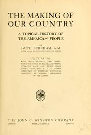 Cover of: The making of our country: a topical history of the American people