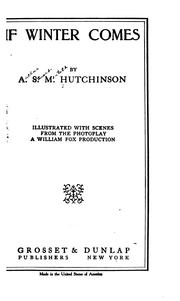 Cover of: If winter comes by A. S. M. Hutchinson