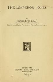 Cover of: The Emperor Jones by Eugene O'Neill