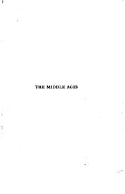 Cover of: middle ages, 395-1272 | Dana Carleton Munro