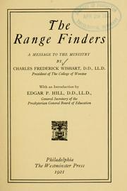 Cover of: The range finders: a message to the ministry