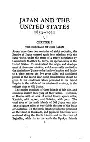 Cover of: Japan and the United States by Payson J. Treat