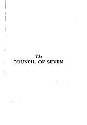 Cover of: The council of seven by J. C. Snaith