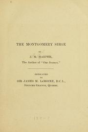 The Montgomery siege by Harper, J. M.
