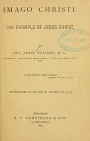 Cover of: Imago Christi: the example of Jesus Christ.