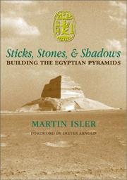 Cover of: Sticks, Stones, & Shadows by Martin Isler