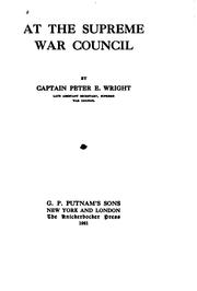 At the Supreme War Council by Peter E. Wright