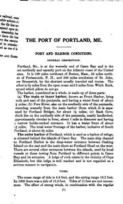 Cover of: The port of Portland, Maine. by United States. Board of Engineers for Rivers and Harbors