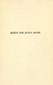 Cover of: Seeing the sunny South