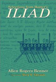 Cover of: Selections from Homer's Iliad by 