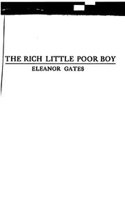 Cover of: The rich little poor boy