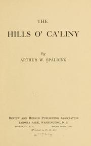 Cover of: The hills o' Ca'liny