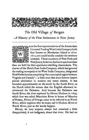 Cover of: History of Hudson County and of the old village of Bergen by issued by the Trust Company of New Jersey.