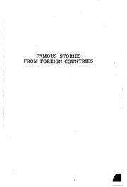 Cover of: Famous stories from foreign countries by Edna Worthley Underwood