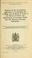 Cover of: Reports of the committees appointed to investigate the staffing and methods of work of the Board of Trade, the Department of Overseas Trade, and the National Savings Committee ...