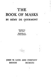 Cover of: The book of masks