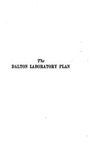 Cover of: The Dalton laboratory plan by Evelyn Dewey