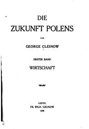 Cover of: Die Zukunft Polens