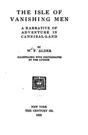 Cover of: The isle of vanishing men by William Fisher Alder