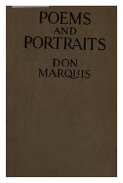 Cover of: Poems and portraits by Don Marquis