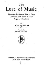 Cover of: The lure of music by Olin Downes