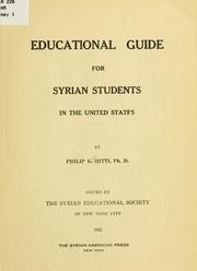 Cover of: Educational guide for Syrian students in the United States