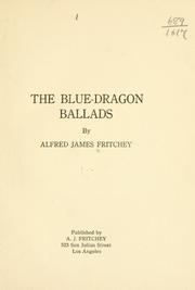Cover of: The blue-dragon ballads