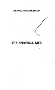 Cover of: spiritual life | Frederick Milton Willis