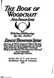 Cover of The book of woodcraft and Indian lore