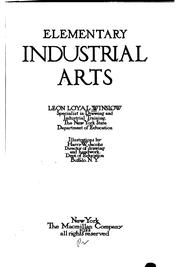 Cover of: Elementary industrial arts