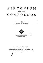 Cover of: Zirconium and its compounds by F. P. Venable